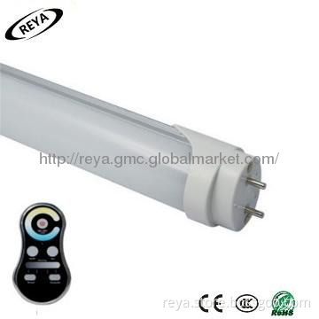 100-240v 1200mm 9w/18w/24w dimming led tube with remote control